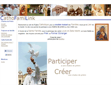 Tablet Screenshot of cathofamilink.com